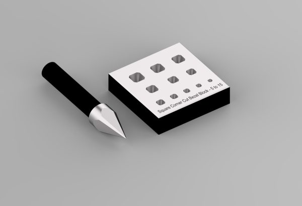 Square Bezel Block-Cut Corners – 5 to 15mm