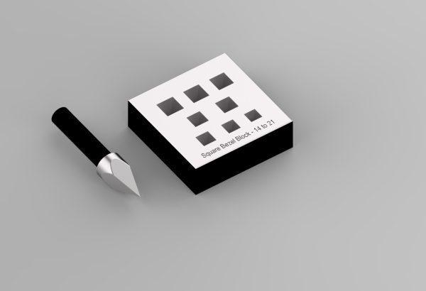 Square Bezel Block Large