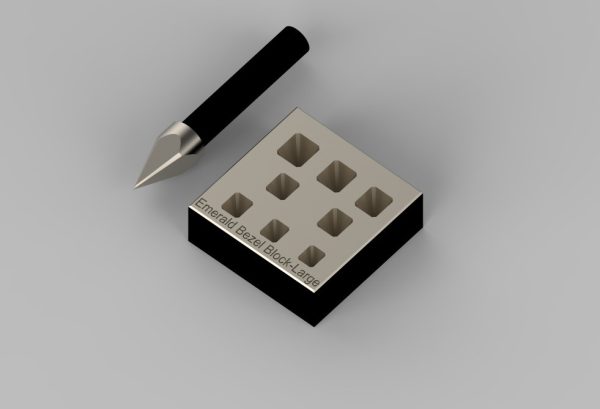 Emerald Bezel Block-Large