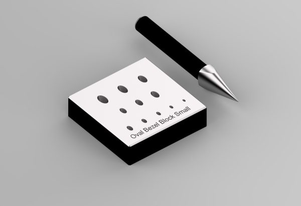 Oval Bezel Block Small – 4mm to 14mm