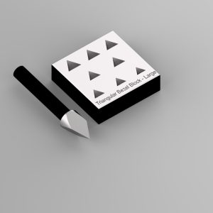 Triangular Bezel Block- Large