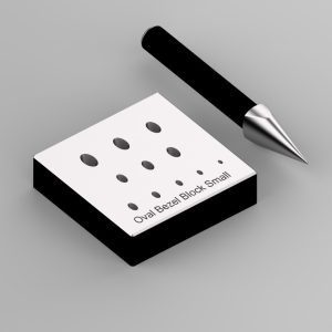 Oval Bezel Block Small – 4mm to 14mm